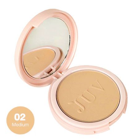 JUV Double Treated Light Foundation Powder SPF 30 PA+++ #02 Medium 9g